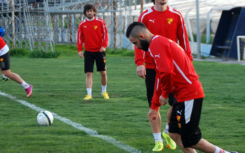 Göztepemiz Çift İdman yaptı