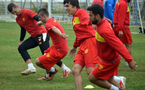Göztepemiz Teknik Taktik Antrenman yaptı