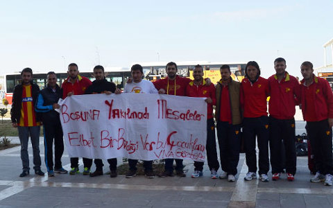 Taraftarlarımız Sivas?ta karşıladı