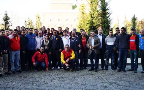 Taraftarlarımız Kampı Ziyaret Etti