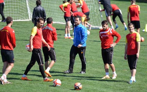 Yan Top Ve Şut Çalışması Yaptık