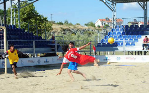 Plaj Futbolunda Çeyrek Finaller Bitti