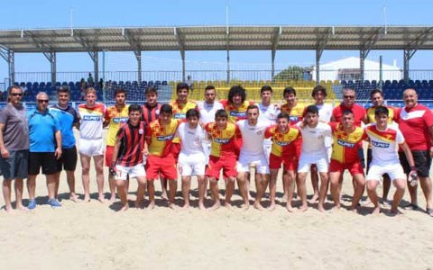 Plaj Futbolunda Beşinci Olduk