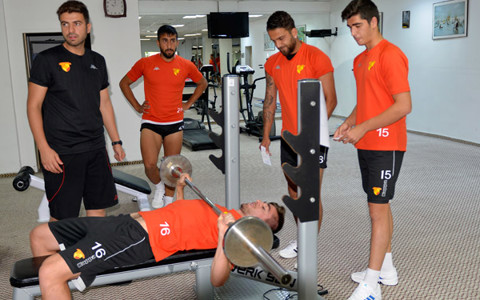 Göztepemiz Salonda Çalıştı