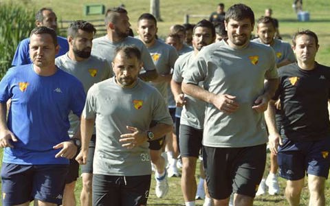 Göztepemiz Bolu?da İlk Antrenmanını Yaptı