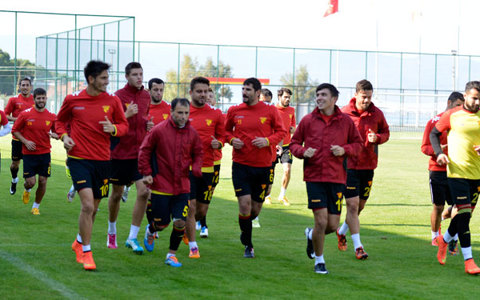 Göztepemiz Çift İdmanla Günü Tamamladı