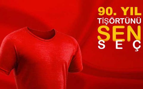 90. Yıl Tişörtünü Sen Seç
