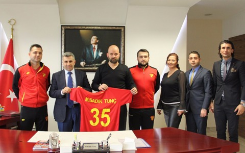 Karabağlar Kaymakamı'na Teşekkür Ziyareti