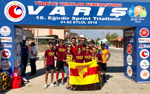 Eğirdir Triatlonu'nu 4 Madalya ile Tamamladık