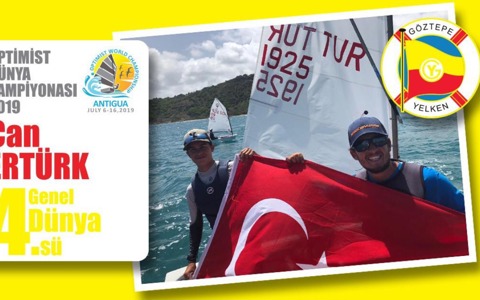 Yelkende Can Ertürk Dünya 4.sü Oldu