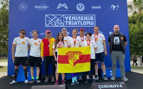 Triatletlerimiz Mersin'de Yarıştı