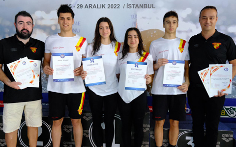 Yüzme Takımımızdan Türkiye Rekoru