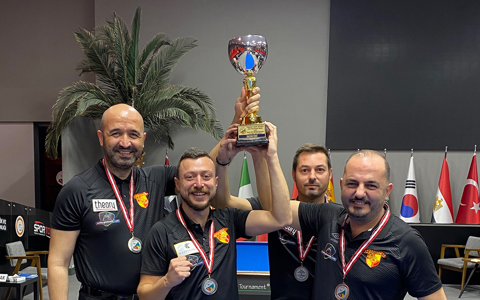 Bilardo Takımımız Türkiye 2'ncisi
