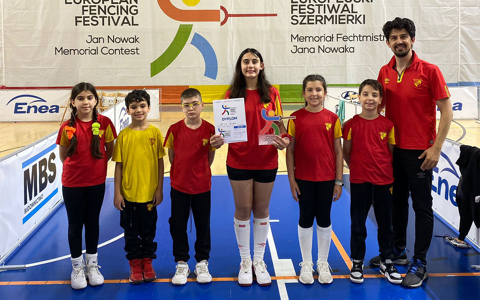 Eskrim Takımımız Polonya'dan Dereceler İle Döndü