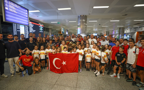 Artistik Cimnastik Milli Takımımız Yurda Döndü