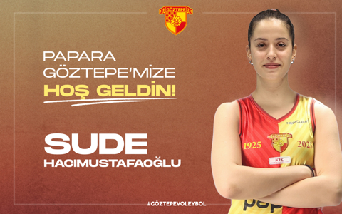 #Transfer: Papara Göztepe'mize Hoş Geldin Sude Hacımustafaoğlu