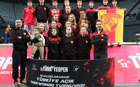 Taekwondo Turkish Open'da Derece Yağmuru