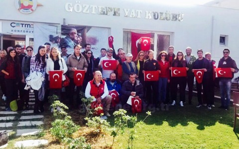 Cumhuriyet Bayramı Yelken Şubemizde Coşkuyla Kutlandı