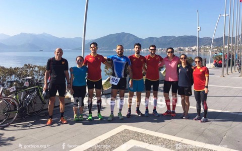 Marmaris Duatlonu'na 9 Sporcu ile Katıldık